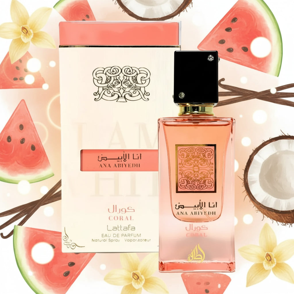 Ana Abiyedh Coral Lattafa 60ML EDP