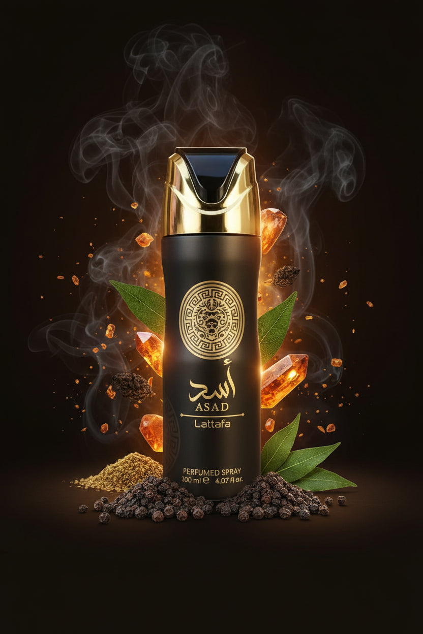 Asad Lattafa Perfume body spray 200ML