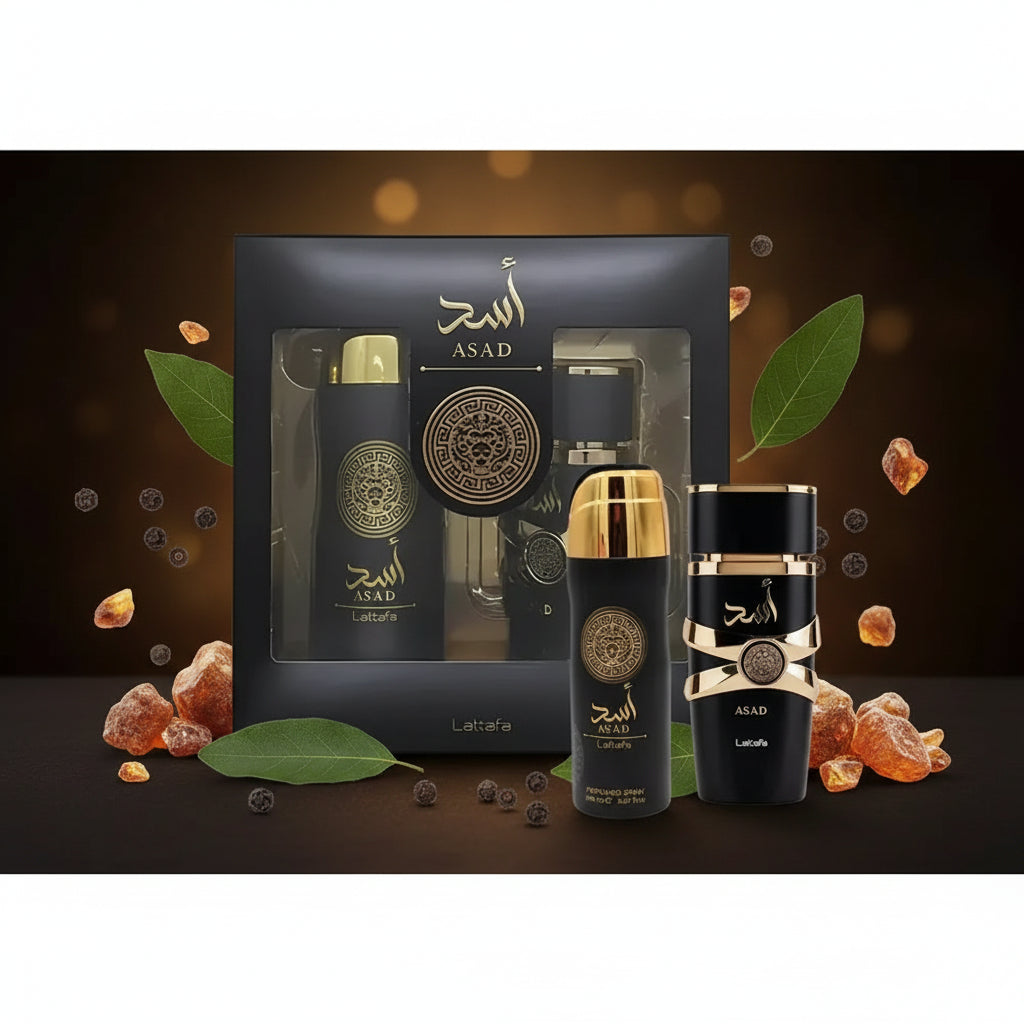 Asad Lattafa EDP 100ML + Body Spray 200ML