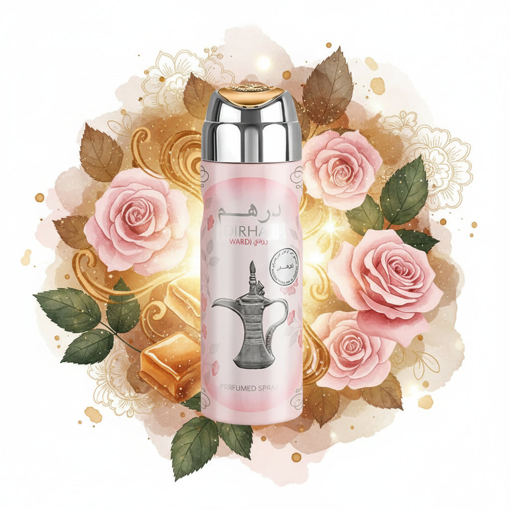Dirham Wardi Perfume Body Spray 200ML