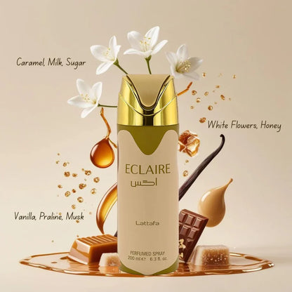 Eclaire Lattafa 100ML EDP  + 200ML BODY SPRAY