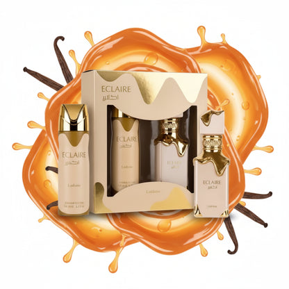 Eclaire Lattafa 100ML EDP  + 200ML BODY SPRAY