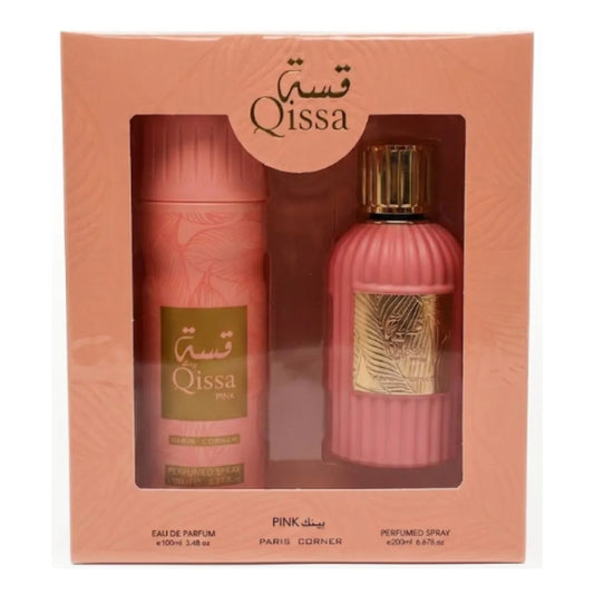 Qissa Pink PARIS CORNER 100ML EDP + 200ML BODY SPRAY
