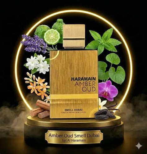 Amber Oud Smell Dubai Al Haramain 100 Extracto de perfume