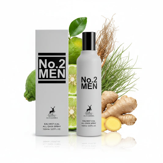 No 2 Men 150ML Eau mist spray